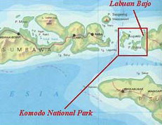 Karte Bali 