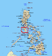 Karte Mindoro- Zum Vergrößern auf die Karte klicken